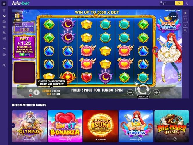 LalaBet promoties screenshot